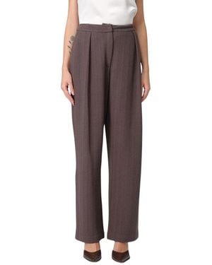 Emporio Armani Tapered Trousers - Marron