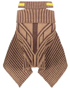 PAOLINA RUSSO Midi Skirts - Marrón