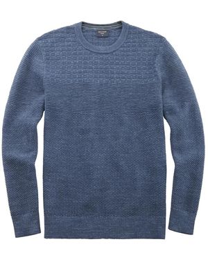 Olymp Rundhals-Strickware - Blau