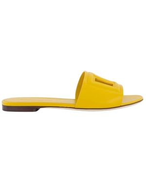 Dolce & Gabbana Sliders - Yellow
