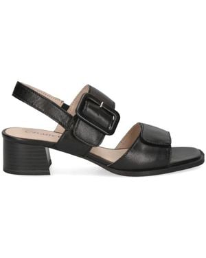 Caprice Schwarze Lässige Offene Sandalen Damen - Braun