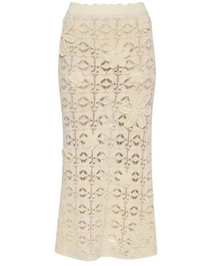Pinko Maxi Skirts - Natural