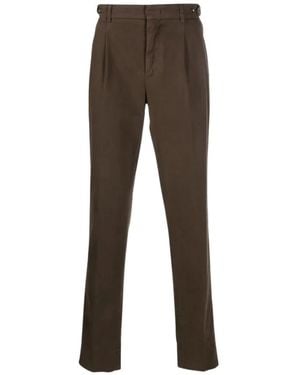 Peserico Straight Trousers - Marrón