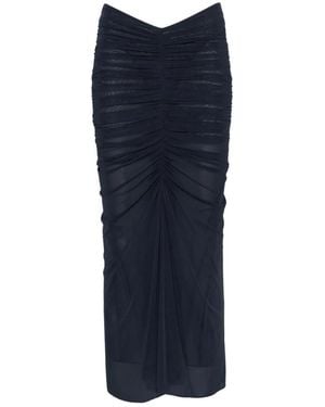 Mugler Midi Skirts - Blue