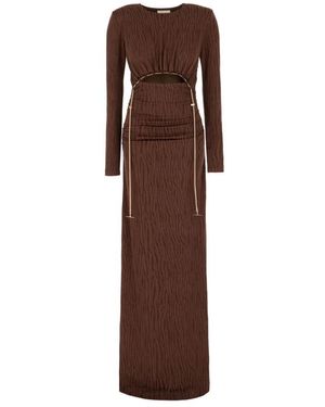 Danamé 624Fw6511R Maxikleid - Braun