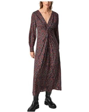 Pepe Jeans Midi Dresses - Brown
