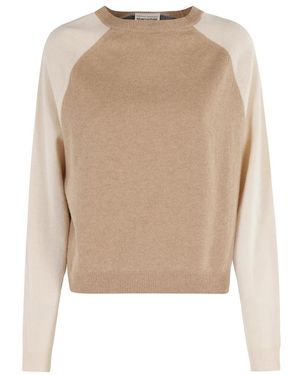 Semicouture Round-Neck Knitwear - Neutro