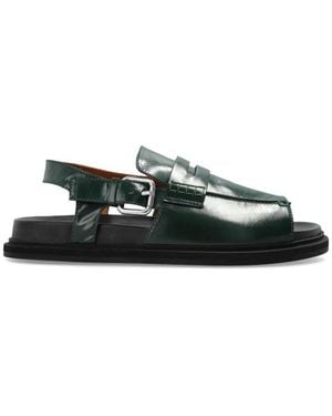 Marni Flat Sandals - Green