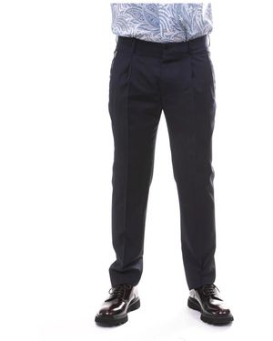 Etro Slim-Fit Trousers - Blue