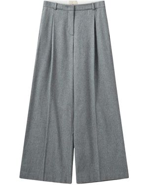 THE GARMENT Elegante Wide-Leg Broek - Grijs