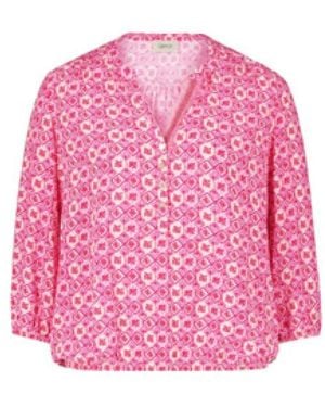 Cartoon Rosa Erwachsenenbluse Stilvolles Design - Pink