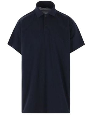 Balenciaga Short Sleeve Shirts - Blue