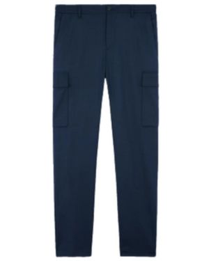 Paul & Shark Straight Trousers - Blue