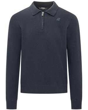 K-Way Polo Shirts - Blu