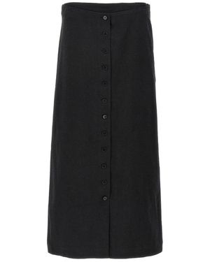 Loulou de Saison Midi Skirts - Black