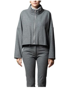 Mason's Nora Cropped Sweatshirt - Grau