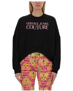 Versace Jeans Couture Sweatshirts - Black