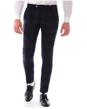 Daniele Alessandrini Slim-Fit Trousers - Blue