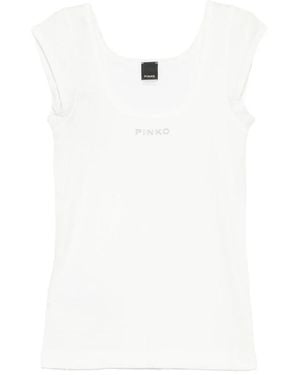 Pinko Sleeveless Tops - Blanco