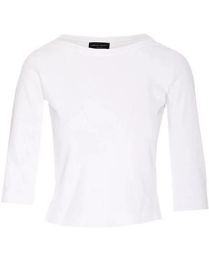 Roberto Collina Long Sleeve T-Shirts - White