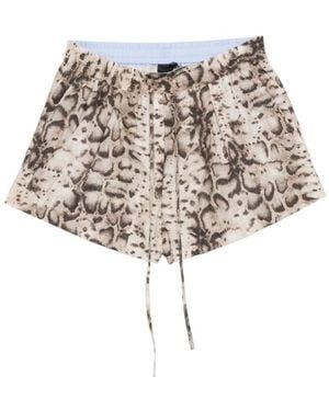 Pinko Korte Broeken ,Short Shorts - Naturel