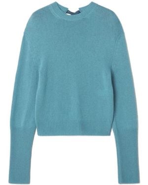 Lanvin Round-Neck Knitwear - Azul