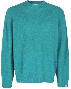 Bonsai Round-Neck Knitwear - Blue