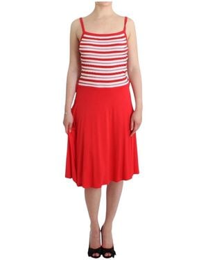 Roccobarocco Midi Dresses - Red