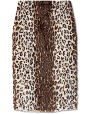 McQueen Tiermuster rock - Braun