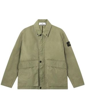 Stone Island Light Jackets - Green