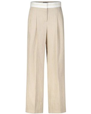 Cambio Wide Trousers - Natural