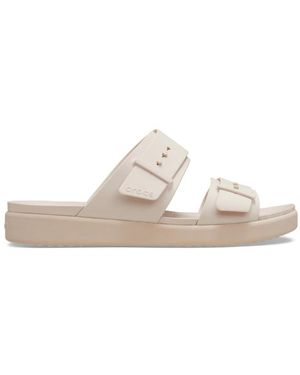 Crocs™ Schoenen ,Brooklyn Buckle Low Wedge - Wit
