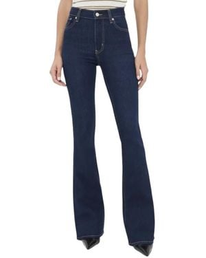 FRAME Jeans ,Blauw ,Katoen The Flare Jeans