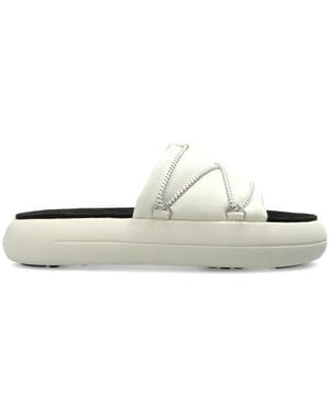 Moon Boot Sliders - Blanc