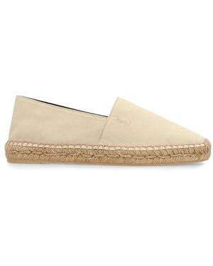 Saint Laurent Espadrille Sleehakken - Naturel