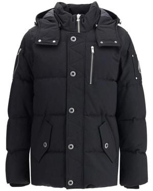 Moose Knuckles Neoshear Donsjas Met Shearling Trim - Zwart