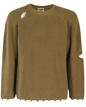 A PAPER KID Stylish jumper per tutte le occasioni - Verde