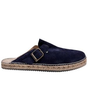 Espadrilles Mules - Blu