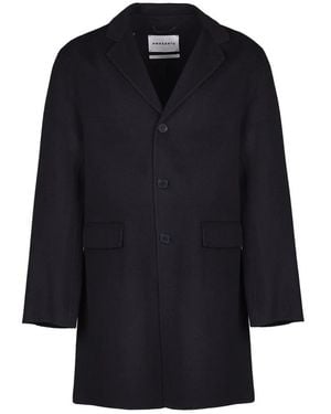 Amaranto Single-Breasted Coats - Bleu