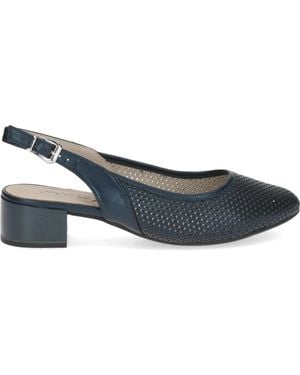 Caprice Elegante Business-Pumps - Blau