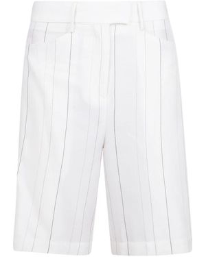 Semicouture Casual Shorts - White