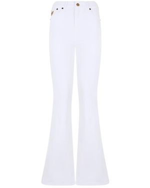 Lois Jeans ,Wit ,Katoen 2007 Bell Bottom Jeans