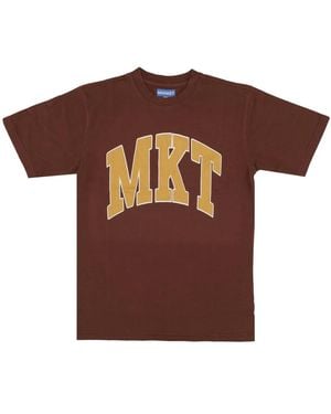 Market T-Shirts - Brown