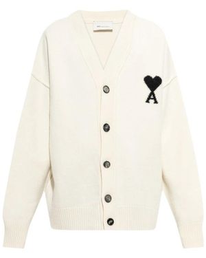 Ami Paris Cardigans - Blanco