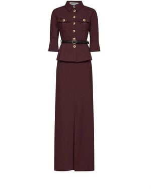 Self-Portrait Maxi Dresses - Morado