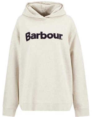 Barbour Hartland Hoodie - Weiß