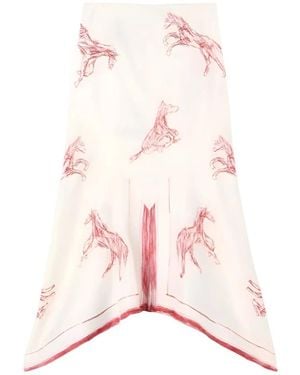 Rohe Midi Skirts - Rosa