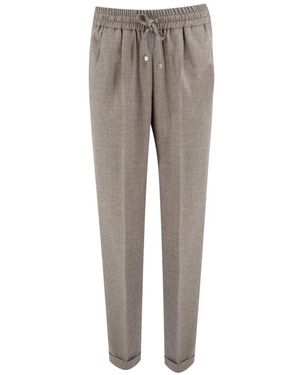 Kiton Straight Trousers - Grey