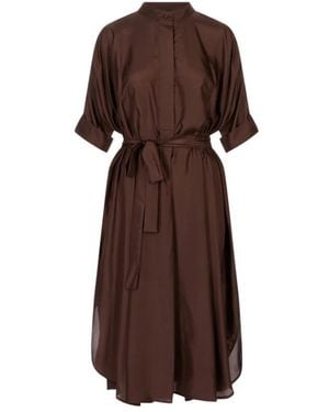 MEIMEIJ Shirt Dresses - Brown