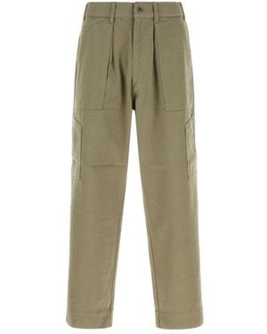 Nanamica Wide Trousers - Verde